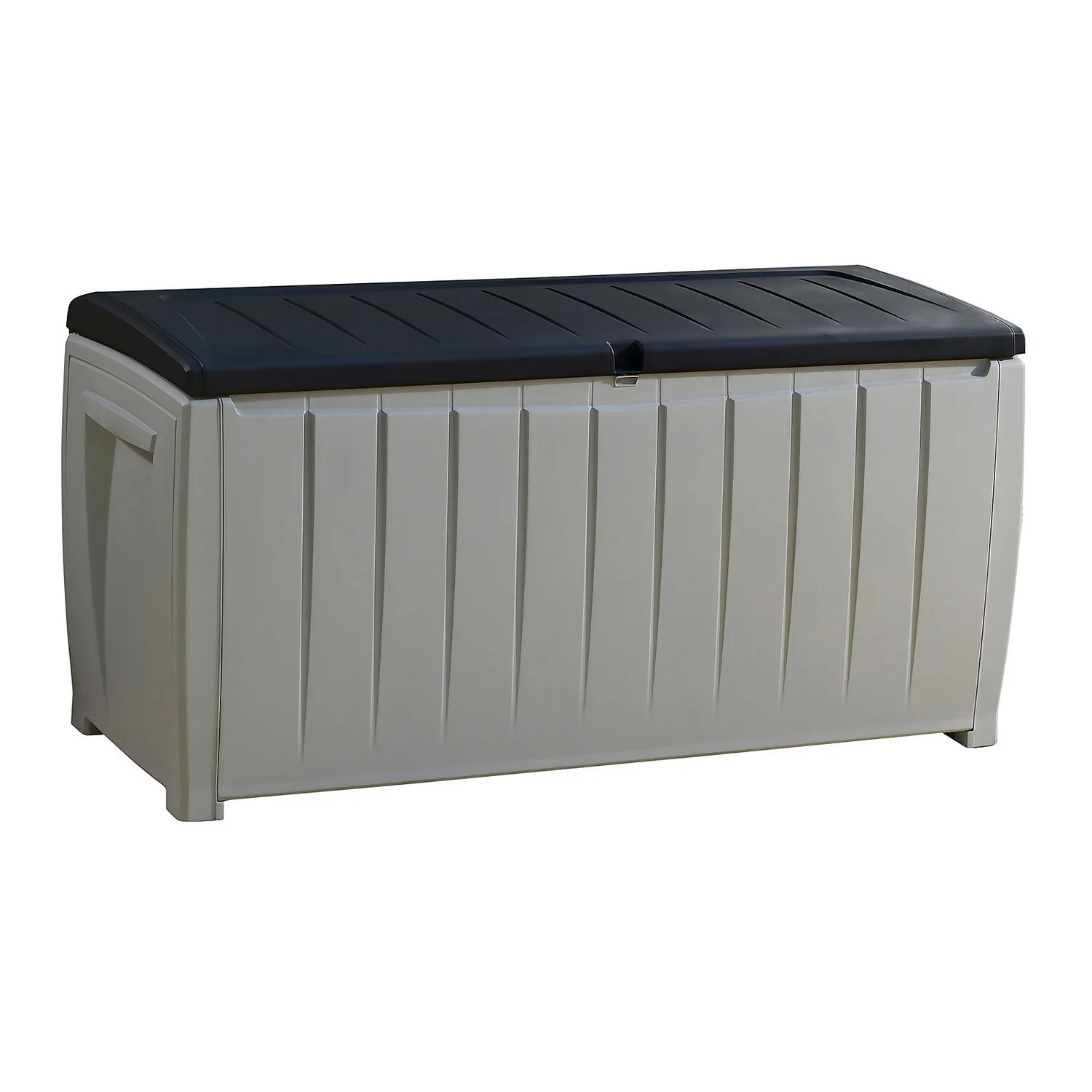 Keter Ace Outdoor Garden Storage Box 124 X 55 X 62.5 Cm - Grey And Black 1 Keter Ace Outdoor Garden Storage Box 124 X 55 X 62.5 Cm - Grey And Black