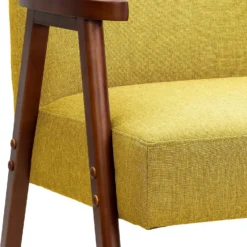 Alex Mid Century Armchair - Ochre -Home Decor Shop 13514419 7044963831726281
