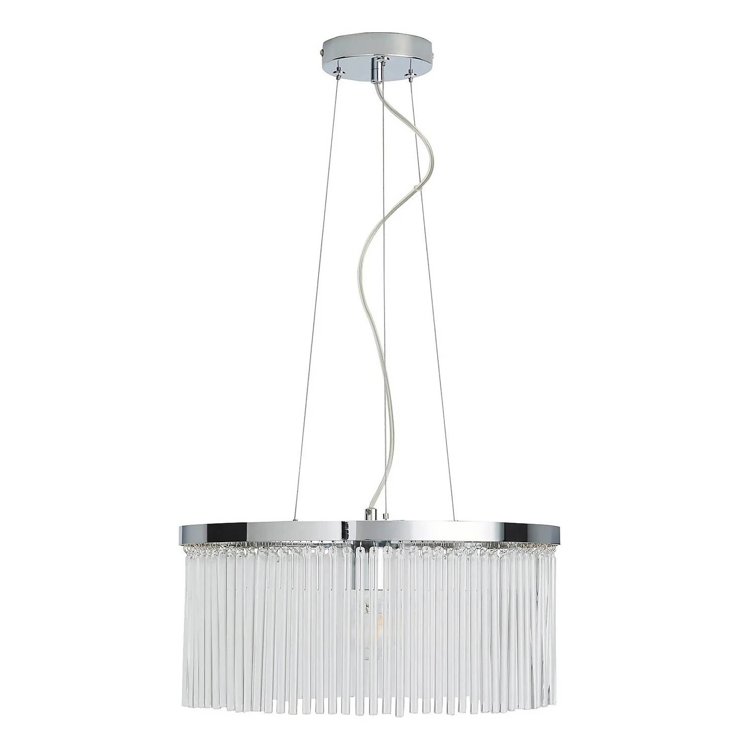 Highgate Single Tier Pendant Light - Chrome 3 Highgate Single Tier Pendant Light - Chrome - Image 3