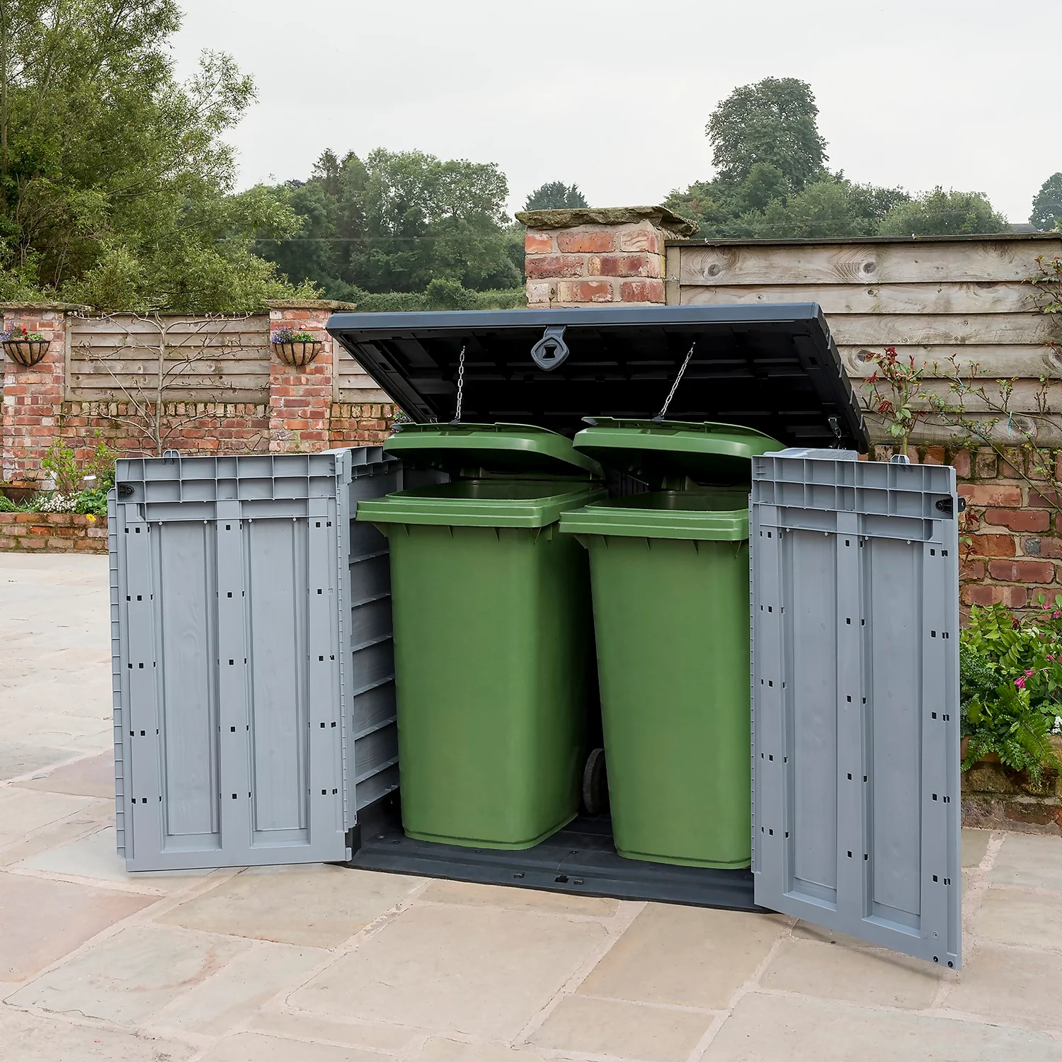 Keter Store It Out Ace Outdoor Garden Storage Shed 1200L - Grey / Graphite 9 Keter Store It Out Ace Outdoor Garden Storage Shed 1200L - Grey / Graphite - Image 9