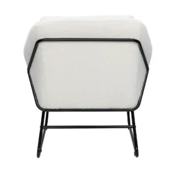 Evelyn Metal Frame Chair - Boucle -Home Decor Shop 13863937 1084978553732772