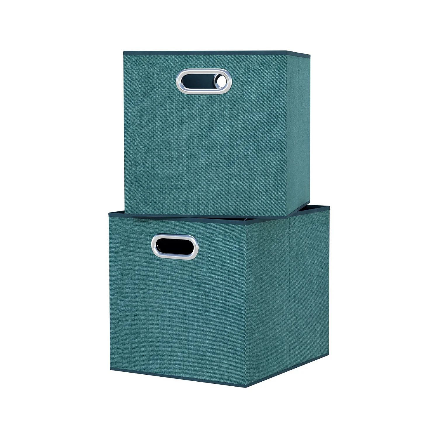 Clever Cube Fabric Insert - Set Of 2 - Jade Green 1 Clever Cube Fabric Insert - Set Of 2 - Jade Green