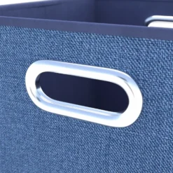 Clever Cube Fabric Insert - Set Of 2 - Steel Blue -Home Decor Shop 13911397 1904981912917582