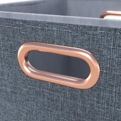 Clever Cube Fabric Insert - Set Of 2 - Woven Marine 7 Clever Cube Fabric Insert - Set Of 2 - Woven Marine -Home Decor Shop 13911400 2134981912957077