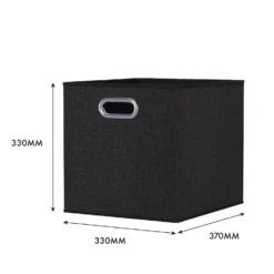 Clever Cube Fabric Insert - Set Of 2 - Woven Pepper 9 Clever Cube Fabric Insert - Set Of 2 - Woven Pepper -Home Decor Shop 13911401 1444981913042289