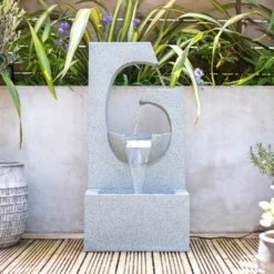 Stylish Fountain Ango Falls Garden Water Feature With LEDs -Home Decor Shop 13947169 2065005844485926