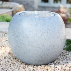 Stylish Fountain Nara Ripple Garden Water Feature With LEDs -Home Decor Shop 13947171 7665005844791440