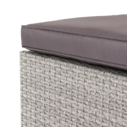 Alexandria Rattan Effect Garden Corner Sofa Set - Ash Grey -Home Decor Shop 13971225 1575022704549355