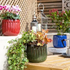 Chiswick Running Pot Blue - 38cm -Home Decor Shop 13973638 1015011238971980