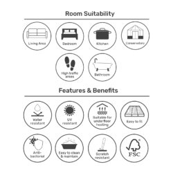 EGGER HOME Brown Perganti Walnut 8mm Aqua+ Laminate Flooring 8 EGGER HOME Brown Perganti Walnut 8mm Aqua+ Laminate Flooring -Home Decor Shop 13999105 2095014868716668