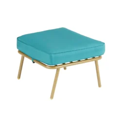 Omari Metal Garden Corner Sofa Set - Teal & Gold -Home Decor Shop 14005699 1405022704726583